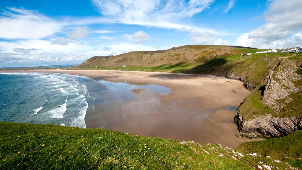 wales best beaches - rhossili