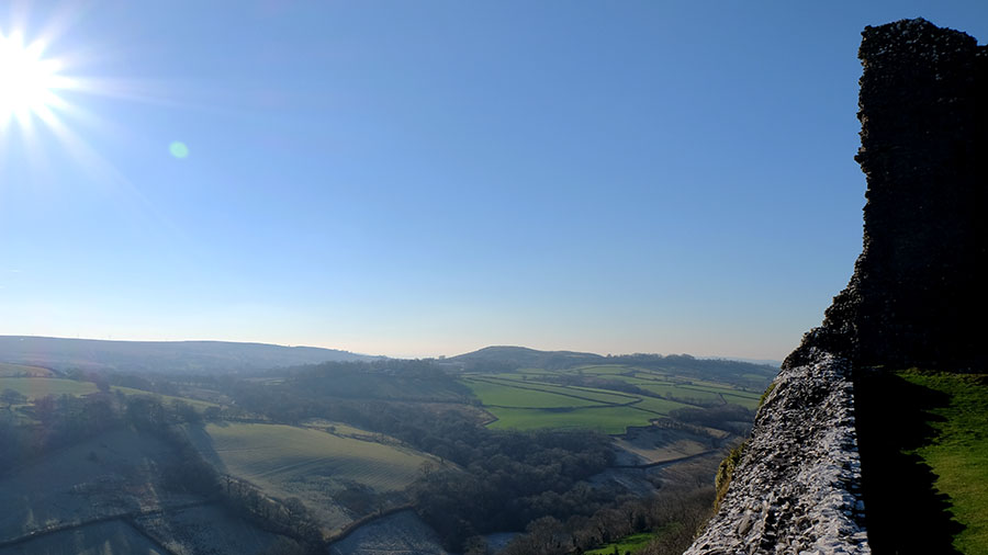 Views from Carreg Cennen Castle