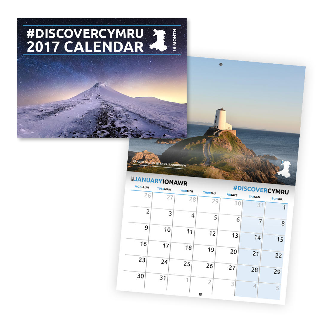 Feature in the Discover Cymru Calendar 2018 Discover Cymru