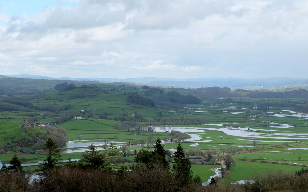 The Towy Valley from Paxton's Tower 
