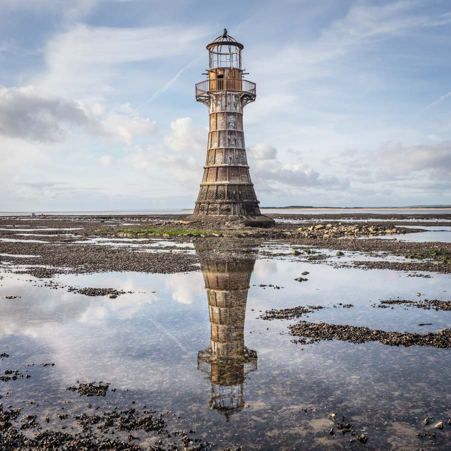 Whiteford Point Lighthouse V, Gower, Glamorgan.