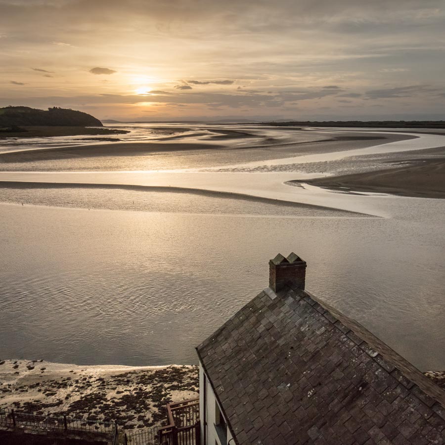 Dylan Thomas Boathouse, where the poet lived with his family between 1949 and 1953, Laugharne, Dyfed.