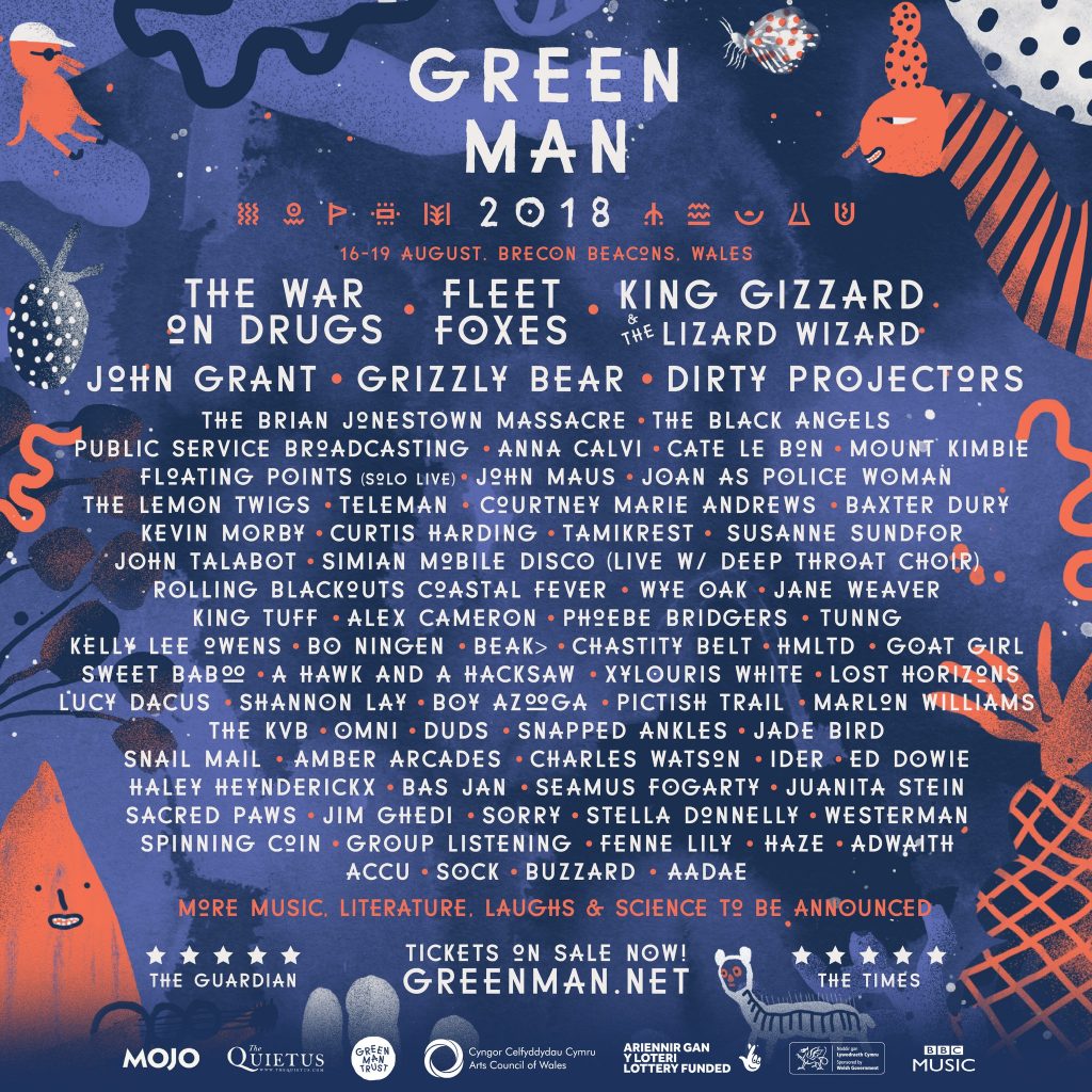 Green Man Festival line-up 2018