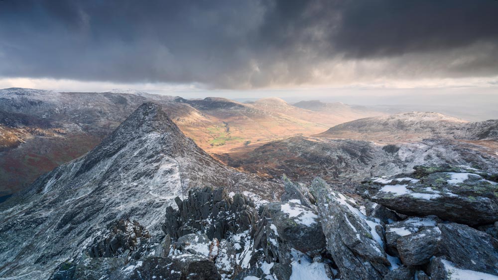 Snow in Snowdonia National Park